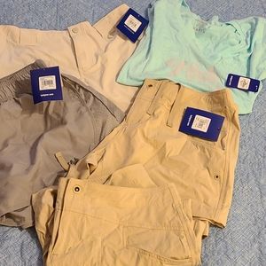 Entire lot of HUK shorts and 1 shirt size large L